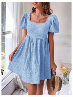 Foto 5 | Foto 5 | Vestido Soly Hux Azul Claro pra Mujer - Venta Internacional