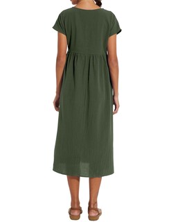 Foto 6 | Foto 6 | Vestido Wrolem Casual De Verano De Algodón Con Bolsillos Para Mujer 2024 - Venta Internacional.