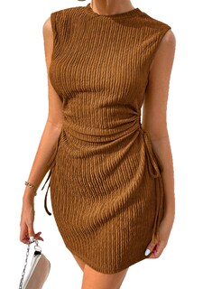 Foto 1 | Foto 1 | Vestido Acelit Primavera/verano, Boda Para Invitados, Cordón Marrón - Venta Internacional.