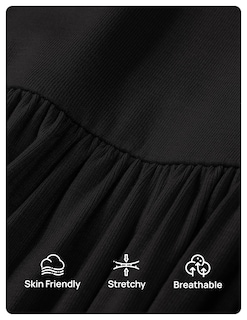 Foto 6 | Foto 6 | Vestido Largo Zesica 2025 Con Hombros Descubiertos, Verano, Sin Mangas, Negro - Venta Internacional.