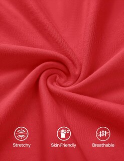 Foto 7 | Foto 7 | Vestido Largo Zesica 2025 Sin Mangas Con Cuello Redondo Y Bolsillos - Rojo - Venta Internacional.