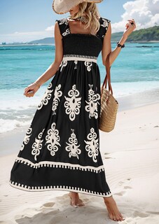 Foto 4 | Foto 4 | Vestido Prettygarden Bohemio Floral Maxi Corte A - Venta Internacional