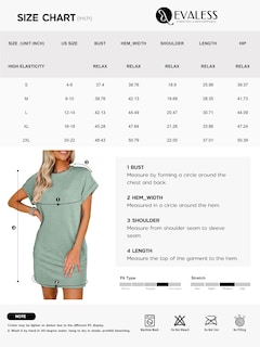Foto 6 | Foto 6 | Vestido Evaless De Manga Corta A La Moda De Verano 2025 Para Mujer - Venta Internacional.