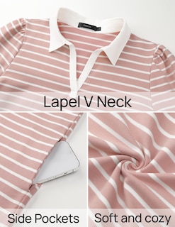 Foto 5 | Foto 5 | Vestido Zesica Summer Casual a Rayas Mini Rosa - Venta Internacional