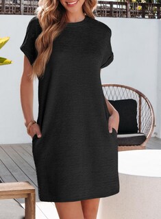 Foto 5 | Foto 5 | Vestido Evaless De Manga Corta A La Moda De Verano 2025 Para Mujer - Venta Internacional.