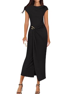 Foto 1 | Foto 1 | Vestido Ajustado Zesica 2025 De Verano Para Mujer, Elegante, Negro, Talla L - Venta Internacional.