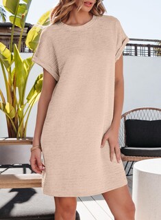 Foto 3 | Foto 3 | Vestido De Verano Evaless 2025 Fashion De Manga Corta Con Bolsillos - Venta Internacional.