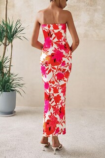 Foto 2 | Foto 2 | Vestido Largo Prettygarden Para Mujer 2025 Con Estampado Floral Acanalado - Venta Internacional.