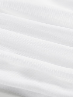 Foto 3 | Foto 3 | Vestido Wdirara Con Hombros Descubiertos, Malla Fruncida, Color Blanco, Talla Xs, Para Mujer - Venta Internacional.