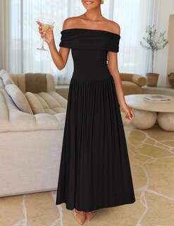 Foto 2 | Foto 2 | Vestido Largo Zesica 2025 Sin Mangas De Verano Con Hombros Descubiertos Para Mujer - Venta Internacional.