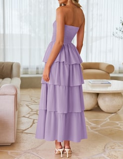 Foto 3 | Foto 3 | Vestido Largo Zesica Morado para Mujer- Venta Internacional
