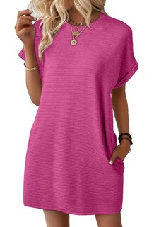 Foto 1 | Foto 1 | Vestido Evaless De Manga Corta A La Moda De Verano 2025 Para Mujer - Venta Internacional.