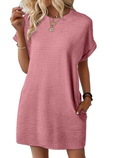 Foto 1 | Foto 1 | Vestido Evaless, Verano 2025, Moda, Manga Corta, Talla Grande - Venta Internacional.