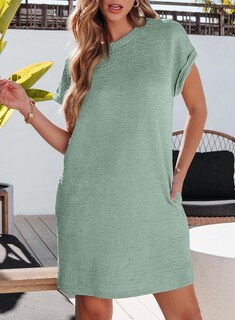 Foto 3 | Foto 3 | Vestido Evaless De Manga Corta A La Moda De Verano 2025 Para Mujer - Venta Internacional.