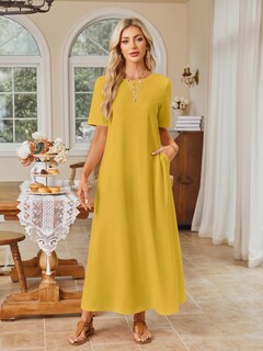 Foto 4 | Foto 4 | Vestido Largo Merokeety Para Mujer 2025 Primavera-verano Ginger - Venta Internacional.