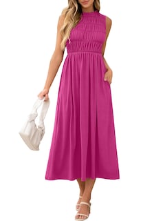 Foto 1 | Foto 1 | Vestido Largo Anrabess Para Mujer, Casual, De Verano, En Forma De A - Venta Internacional.