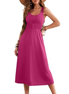 Foto 1 | Foto 1 | Vestido De Verano Dokotoo 2025 Sin Mangas Con Cuello Redondo Para Mujer - Venta Internacional.