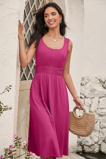 Foto 4 | Foto 4 | Vestido De Verano Dokotoo 2025 Sin Mangas Con Cuello Redondo Para Mujer - Venta Internacional.