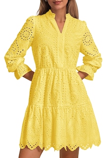 Foto 1 | Foto 1 | Vestido Prettygarden Para Mujer, Primavera 2025, Manga Larga, Cuello En V - Venta Internacional.