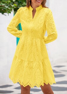 Foto 7 | Foto 7 | Vestido Prettygarden Para Mujer, Primavera 2025, Manga Larga, Cuello En V - Venta Internacional.
