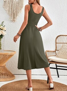Foto 2 | Foto 2 | Vestido Dokotoo Beach Vacation, Sin Mangas, Con Botones, A Media Pierna - Venta Internacional.