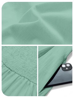 Foto 5 | Foto 5 | Vestido Merokeety Vestido Midi Sin Mangas De Verano 2025 Para Mujer - Venta Internacional.