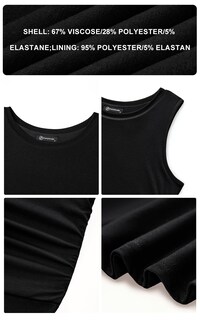 Foto 5 | Foto 5 | Vestido Prettygarden Para Mujer, Primavera 2025, Sin Mangas, Aline Maxi - Venta Internacional.