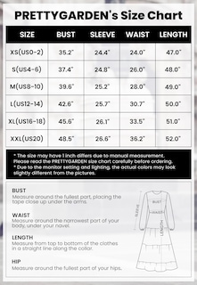 Foto 6 | Foto 6 | Vestido Largo Prettygarden Para Mujer, Otoño, Primavera, Verde Oscuro, Xs - Venta Internacional.