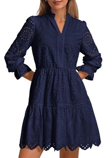 Foto 1 | Foto 1 | Vestido Prettygarden Para Mujer, Primavera 2025, Manga Larga, Cuello En V - Venta Internacional.