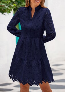 Foto 7 | Foto 7 | Vestido Prettygarden Para Mujer, Primavera 2025, Manga Larga, Cuello En V - Venta Internacional.