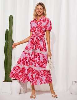 Foto 2 | Foto 2 | Vestido Grace Karin Para Mujer, Maxi En Forma De A, Floral Y Fluido, Para Mujer - Venta Internacional.