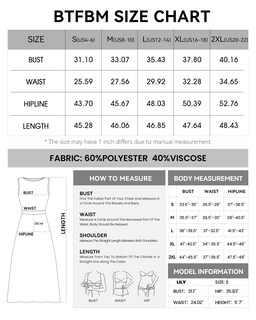 Foto 6 | Foto 6 | Vestido Btfbm Para Mujer, Midi, Ajustado, Sin Mangas, De Punto Acanalado - Venta Internacional.