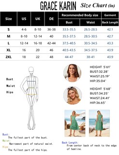 Foto 6 | Foto 6 | Vestido De Verano Grace Karin Para Mujer Con Cuello Cuadrado Y Sin Mangas - Venta Internacional.