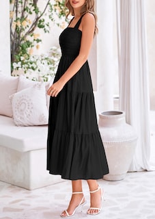 Foto 5 | Foto 5 | Vestido Prettygarden Para Mujer, Midi, De Verano, Negro, Talla Xl - Venta Internacional.