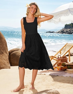 Foto 2 | Foto 2 | Vestido Grace Karin 2025, Casual, Casual, Bordado, Negro, Talla M - Venta Internacional.