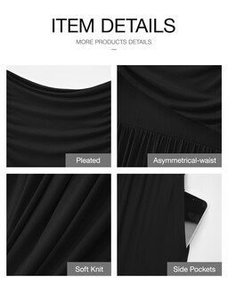 Foto 5 | Foto 5 | Vestido Largo Btfbm Negro para Mujer- Venta Internacional