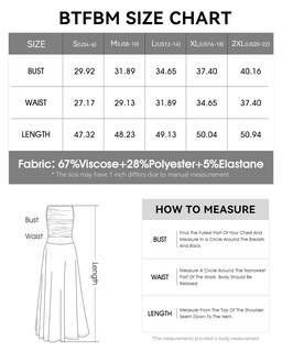 Foto 6 | Foto 6 | Vestido Largo Btfbm Negro para Mujer- Venta Internacional