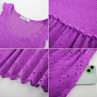 Foto 5 | Foto 5 | Vestido Grace Karin Primavera 2025 Sin Mangas Bordado Lavanda Morado - Venta Internacional.