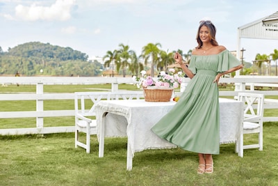Foto 5 | Foto 5 | Vestido Grace Karin De Verano Con Cuello Cuadrado Y Manga Corta Verde Xxl - Venta Internacional.