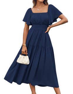 Foto 1 | Foto 1 | Vestido Grace Karin Para Mujer, Manga Corta, Manga Corta, Azul Marino, Xl - Venta Internacional.