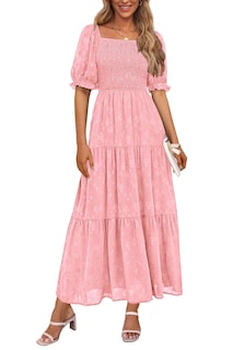 Foto 1 | Foto 1 | Vestido Midi Prettygarden Con Estampado Floral De Verano 2025 Para Mujer - Venta Internacional.