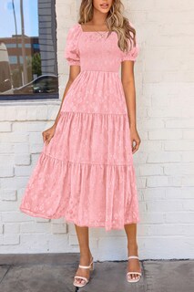 Foto 4 | Foto 4 | Vestido Midi Prettygarden Con Estampado Floral De Verano 2025 Para Mujer - Venta Internacional.