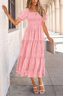 Foto 5 | Foto 5 | Vestido Midi Prettygarden Con Estampado Floral De Verano 2025 Para Mujer - Venta Internacional.