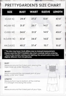 Foto 6 | Foto 6 | Vestido Midi Prettygarden Con Estampado Floral De Verano 2025 Para Mujer - Venta Internacional.