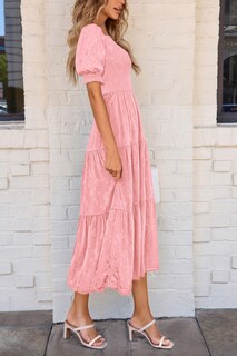 Foto 7 | Foto 7 | Vestido Midi Prettygarden Con Estampado Floral De Verano 2025 Para Mujer - Venta Internacional.