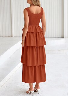 Foto 2 | Foto 2 | Vestido Midi Prettygarden Para Mujer, Verano 2025, Sin Mangas - Venta Internacional.