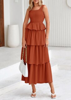 Foto 3 | Foto 3 | Vestido Midi Prettygarden Para Mujer, Verano 2025, Sin Mangas - Venta Internacional.