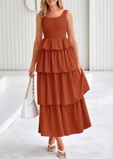 Foto 5 | Foto 5 | Vestido Midi Prettygarden Para Mujer, Verano 2025, Sin Mangas - Venta Internacional.