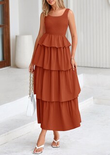 Foto 7 | Foto 7 | Vestido Midi Prettygarden Para Mujer, Verano 2025, Sin Mangas - Venta Internacional.