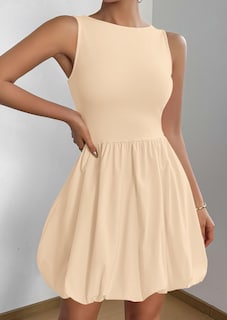 Foto 3 | Foto 3 | Vestido De Verano Prettygarden 2025 Vestido Sin Mangas Sin Mangas Con Burbujas - Venta Internacional.